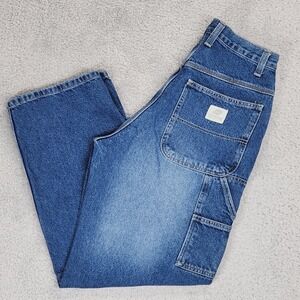 American Eagle Jeans Mens 30x30 Blue AE Supply Co Carpenter Workwear Denim Pants